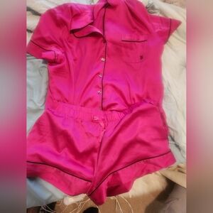 Victoria's secret satin pj set